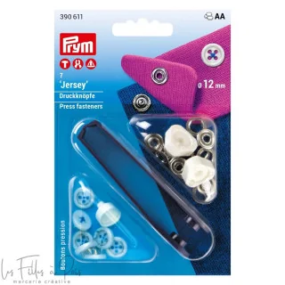 Prensa para camisola ótica de costura com ferramenta - 12mm - Prym (Prym) Prym : mercerie couture et accessoires de qualité - 1