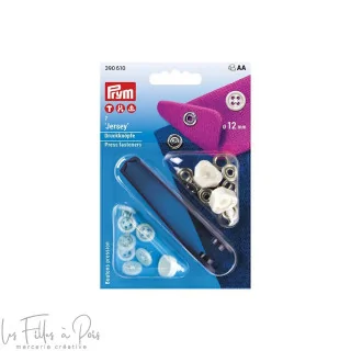 Prensa para camisola ótica de costura com ferramenta - 12mm - Prym (Prym) Prym : mercerie couture et accessoires de qualité - 5