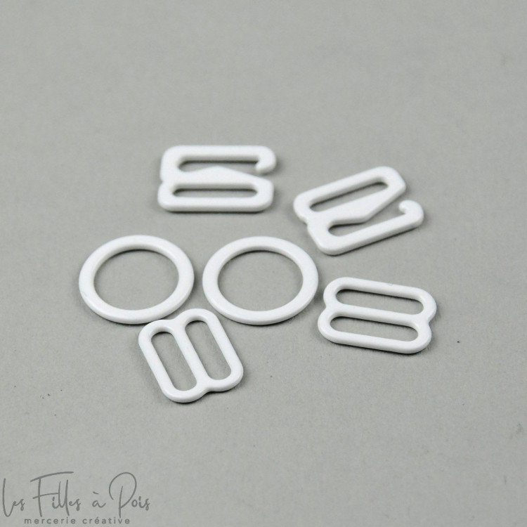 Kit de sujetador - Metal en polvo - 10mm Autres marques - Tissus et mercerie - 1 Kit de sujetador - Metal en polvo - 10mm Autres marques - Tissus et mercerie - 1