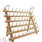 Présentoir en bois pour 63 bobines de fils Autres marques - Tissus et mercerie - 4