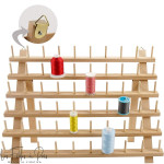 Présentoir en bois pour 63 bobines de fils Autres marques - Tissus et mercerie - 5