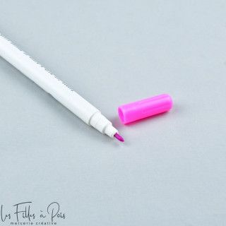Stylo feutre de marquage rose effacable à l'air  - 1