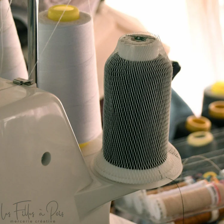 Filets de protection pour cônes de fil – Lot de 12 – Anti-dévidage Madeira : fils à broder de qualité supérieure - 1