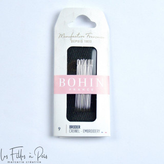 Aiguilles à coudre à broder - Assortiment N°9 - Bohin Bohin France ® - Mercerie - 1