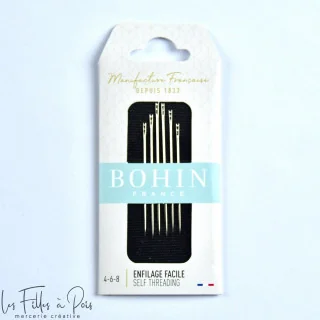 Agulhas de costura para olhos cansados - Bohin Bohin : épingles, aiguilles et accessoires couture de qualité - 1