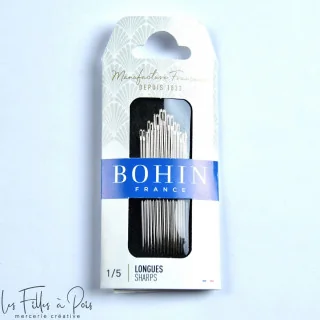 Agulhas de costura compridas - Sortido 1/5 - Bohin Bohin : épingles, aiguilles et accessoires couture de qualité - 1