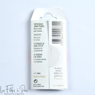 Aiguilles à Tapisserie Sans Pointe Bohin – N°28 (x6) Bohin : épingles, aiguilles et accessoires couture de qualité - 2