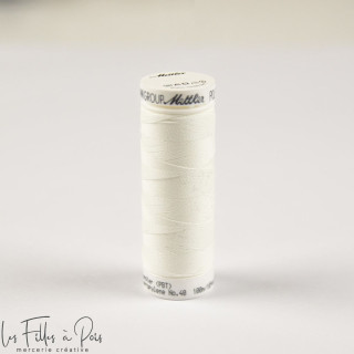 Fil à coudre phosphorescent Mettler Poly glow - 100m - blanc METTLER ® - Fils à coudre et à broder - 1