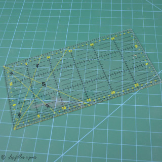 Règle patchwork 30 x 15 cm  - 1