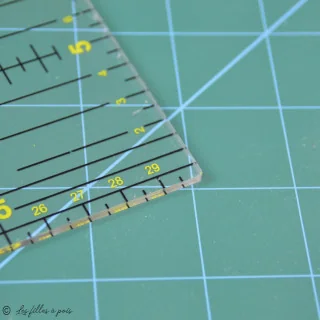 Règle patchwork 30 x 15 pouces – Acrylique transparent – Angles 30°/45°/60° Tissus et mercerie créative – Nos sélections sans ma