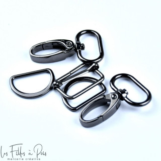 Kit pour une anse de sac - 25mm - Lot de 5 pièces  - 3