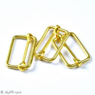 Boucles coulissantes de réglage pour sangle - 25mm  - 3