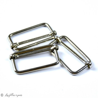 Boucles coulissantes de réglage pour sangle - 30mm  - 6