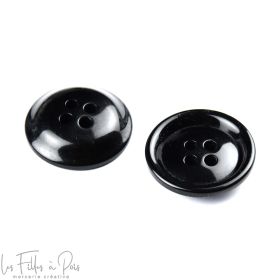 Bouton polyester 4 trous - Rond  - 1