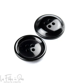 Bouton polyester 4 trous - Rond Tissus et mercerie créative – Nos sélections sans marque - 4