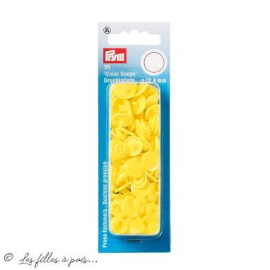 Boutons pression plastique Color snap recharge x30 sans outil de pose 12.4mm - Prym ® Prym ® - Mercerie - 1