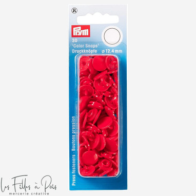 Boutons pression plastique Color snap recharge x30 sans outil de pose 12.4mm - Prym ® Prym ® - Mercerie - 9