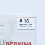 Pied presseur Bernina fronceur No 16 - 0084467400 BERNINA ® - Machines à coudre, à broder et à surjeter - 4