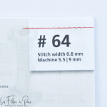 Pied presseur Bernina ourleur point droit 4mm No 64 - 84847300 BERNINA ® - Machines à coudre, à broder et à surjeter - 2