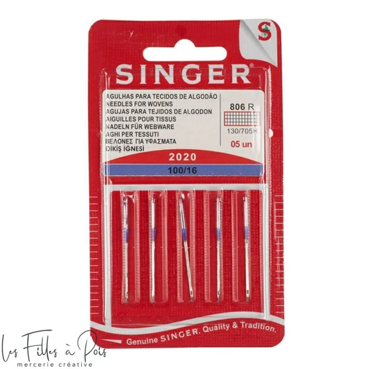 Aiguilles Singer Universelles 70/80/90/100 – Assortiment complet de 5 - 2020 Singer : machines à coudre, broder et surjeter embl Aiguilles Singer Universelles 70/80/90/100 – Assortiment complet de 5 - 2020 Singer : machines à coudre, broder et surjeter embl
