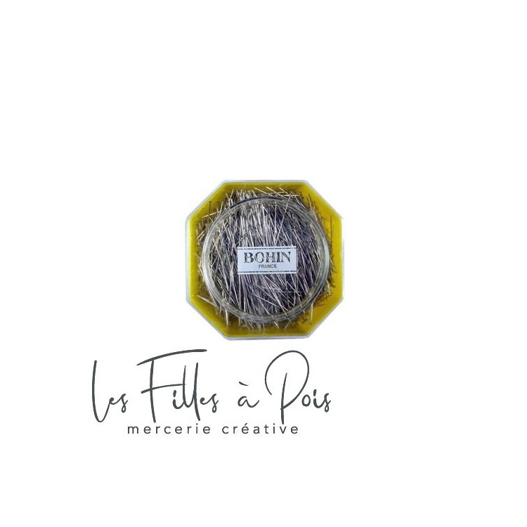Caja de alfileres superfinos de 50 grs - Bohin Bohin France ® - Mercerie - 1 Caja de alfileres superfinos de 50 grs - Bohin Bohin France ® - Mercerie - 1