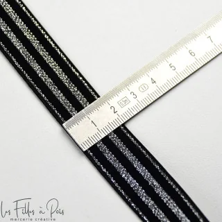 DESTOCK Elastique plat à rayures lurex - 20mm Tissus et mercerie créative – Nos sélections sans marque - 13