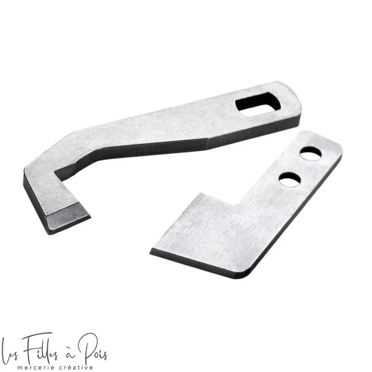 Couteaux supérieur et inférieur pour surjeteuse PFAFF Hobbylock 2.5 Pfaff : machines à coudre, surjeteuses Lidl et pièces détach