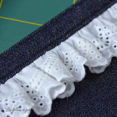 Broderie anglaise coton - 40mm  - 1