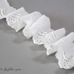 Broderie anglaise coton - 40mm  - 2