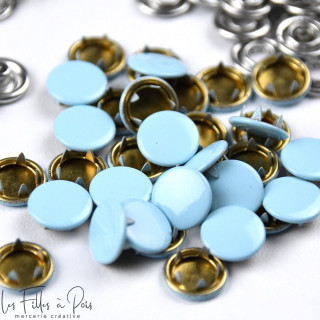 Bouton pression sans couture - 11mm - Lot de 10 Sélection Les Filles à Pois - Mercerie et Tissus - 25