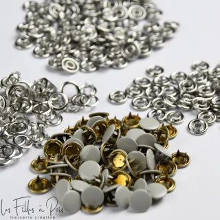 Pernos de pressão sem costura - 10 mm - embalagem de 9 - 16