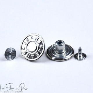 Bouton jeans métal - Set de 2 Autres marques - Tissus et mercerie - 4