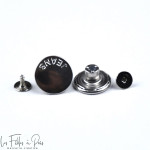 Boutons pour jeans métal à visser - 17mm - Lot de 10 Autres marques - Tissus et mercerie - 12