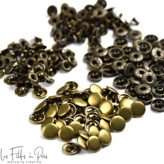 Pregador de anoraque - 10 mm Tissus et mercerie créative – Nos sélections sans marque - 11