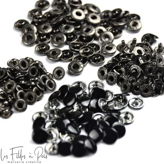 Pregador de anoraque - 10 mm Tissus et mercerie créative – Nos sélections sans marque - 12