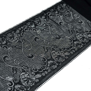 Dentelle douce et extensible - 23cm Autres marques - Tissus et mercerie - 1