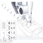 Pied machine à coudre pose perles 6mm compatible IDT - PFAFF ® PFAFF ® - Machines à coudre, à broder, à recouvrir et à surjeter 