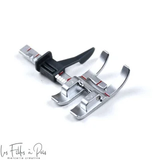 Pied guide réglable – Compatible IDT – PFAFF – Couture précise Pfaff : machines à coudre, surjeteuses Lidl et pièces détachées -