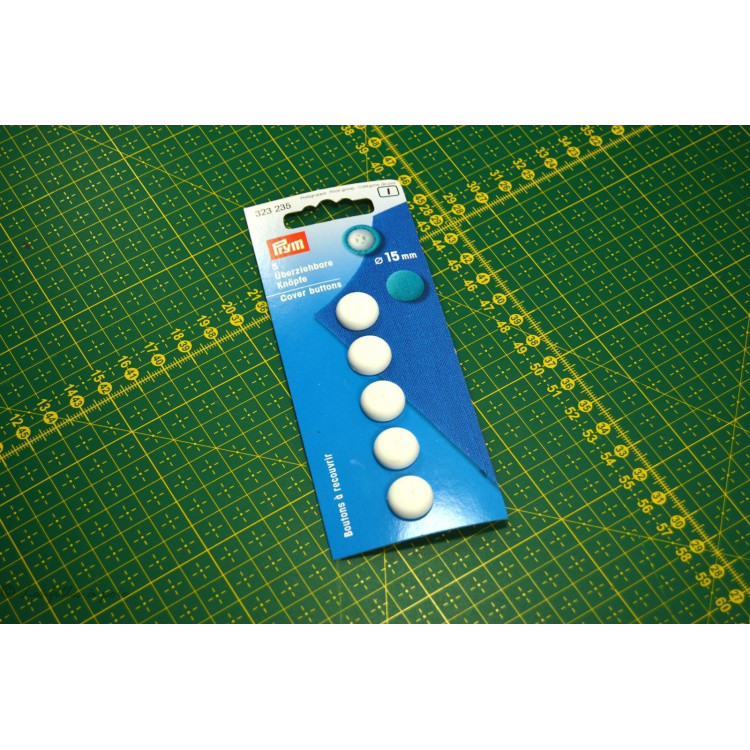 Botones de cubierta de plástico Prym Prym ® - Mercerie - 1 Botones de cubierta de plástico Prym Prym ® - Mercerie - 1