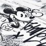 Panneau de tissu french terry motif Mickey - Noir et blanc - Oeko-Tex ® Les Filles à Pois - Design ® - Mercerie et Tissus - 4