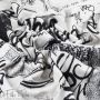 Panneau de tissu french terry motif Mickey - Noir et blanc - Oeko-Tex ® Les Filles à Pois - Design ® - Mercerie et Tissus - 5