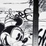 Panneau de tissu french terry motif Mickey - Noir et blanc - Oeko-Tex ® Les Filles à Pois - Design ® - Mercerie et Tissus - 5