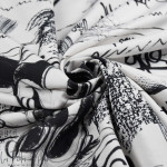 Panneau de tissu french terry motif Mickey - Noir et blanc - Oeko-Tex ® Les Filles à Pois - Design ® - Mercerie et Tissus - 8