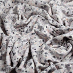 Tissu french terry motif fleur collection "Amanda" - Tons pastels - Les Filles à Pois ® - Oeko-Tex ® Les Filles à Pois - Design 