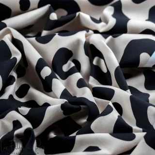 Popeline de coton léopard écru "Cloud Leopard" - Collection Angels - Les Filles à Pois Design Les Filles à Pois - Design : motif