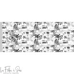 Panneau de tissu french terry motif Donald - Noir et blanc - Oeko-Tex ® Les Filles à Pois - Design ® - Mercerie et Tissus - 5