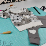 Tissu french terry motif koala collection "Chiller" - Tons gris - Les Filles à Pois ® - Oeko-Tex ® Les Filles à Pois - Design ® 