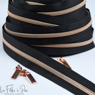 Fermeture eclair au mètre - Spiralée - Nylon  - 5