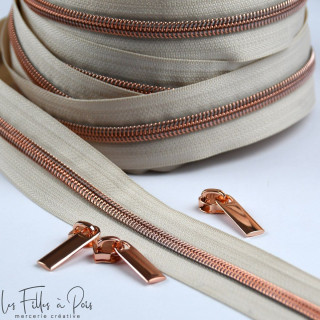 Fermeture eclair au mètre - Spiralée - Nylon  - 10
