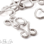 Agrafe et porte pour corsets - Argent - Lot de 6 - Prym ® - 261550  - 2